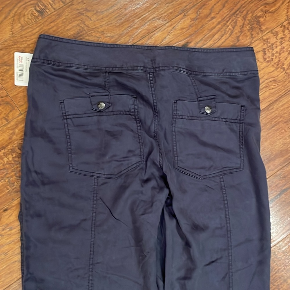Athleta Paradise Cove Pant New NWT’s Charcoal Gray Cargo Utility Size 14 - Picture 10 of 10